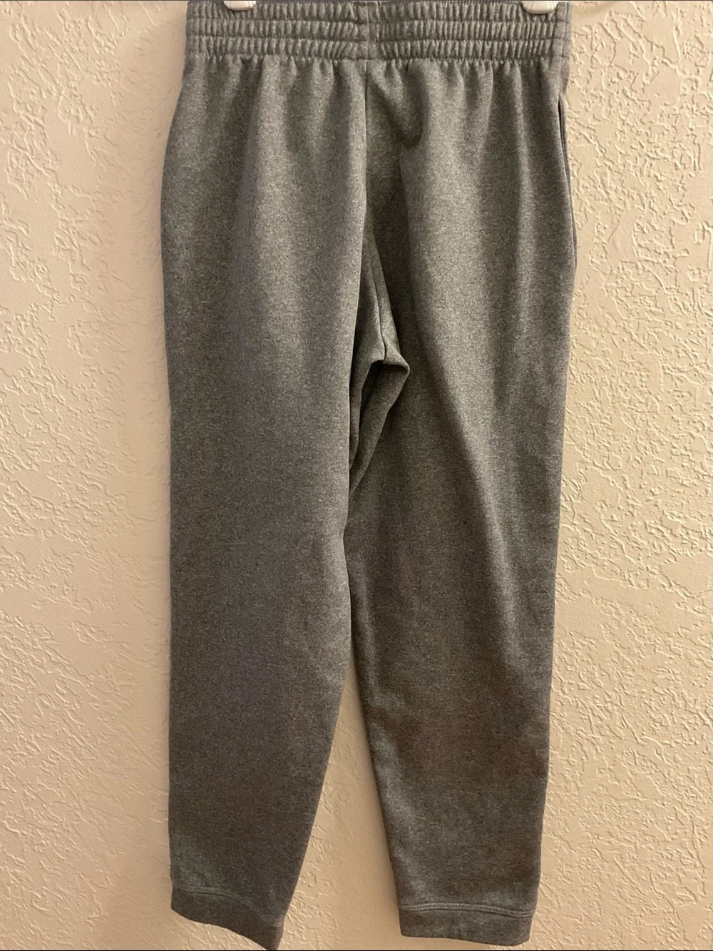 Nike Kids Gray Sweatpants/Joggers with Black Swoosh